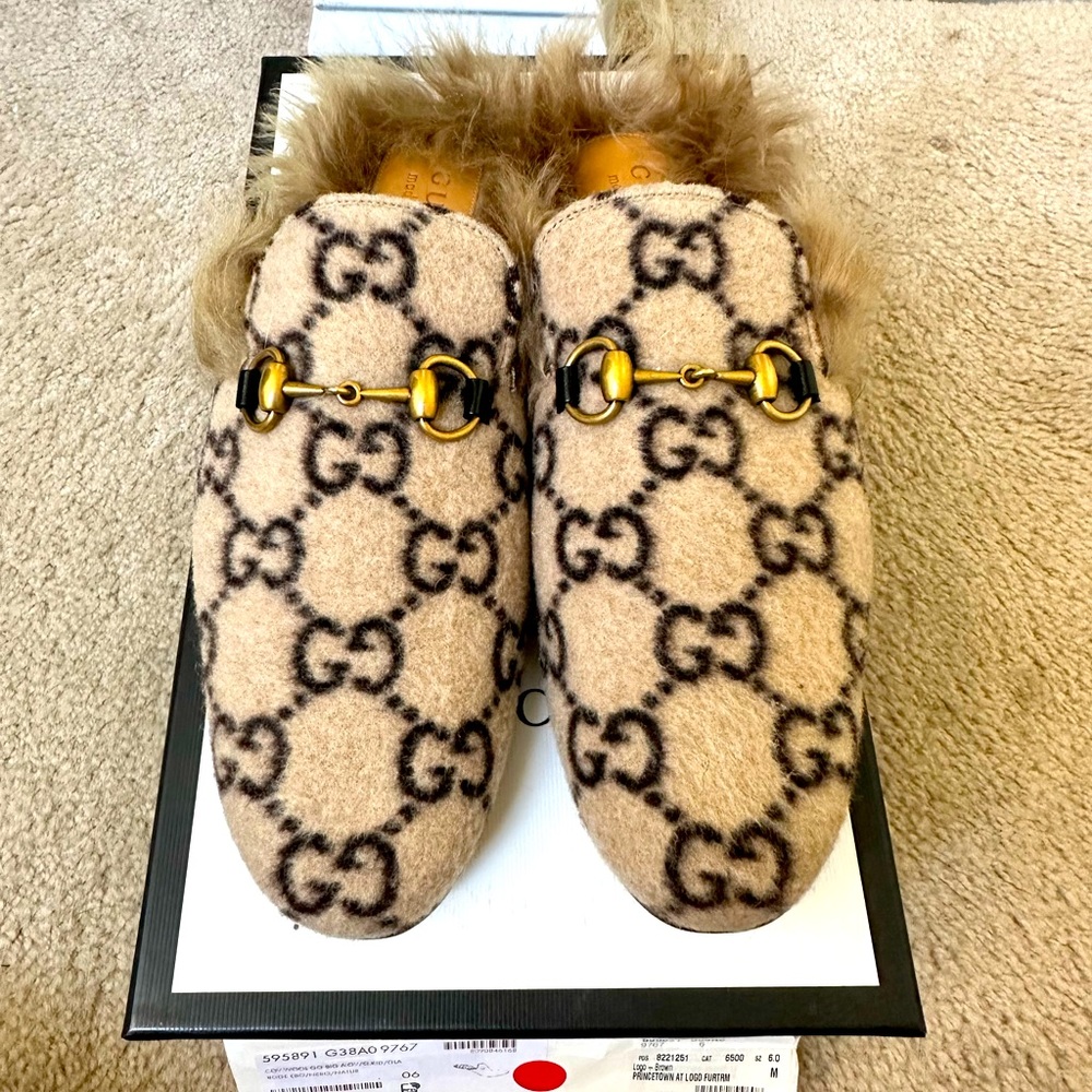 Gucci Princeton Brown Mules